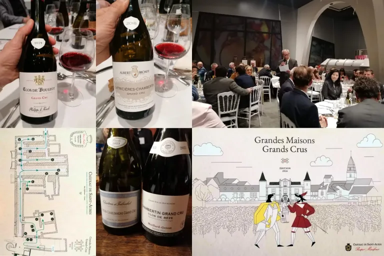 An evening at Château de Saint-Aubin, where the Grandes Maisons Grands Crus reveal Burgundy at its highest level, precision, harmony, and a seamless dialogue between wine and gastronomy.