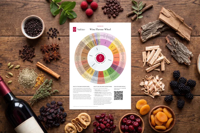Kulit hadapan Wine Flavour Wheel