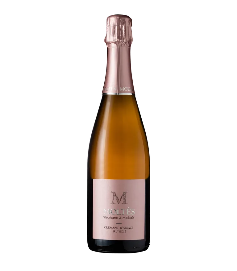 Moltès Crémant d'Alsace Rosé Bio bottle