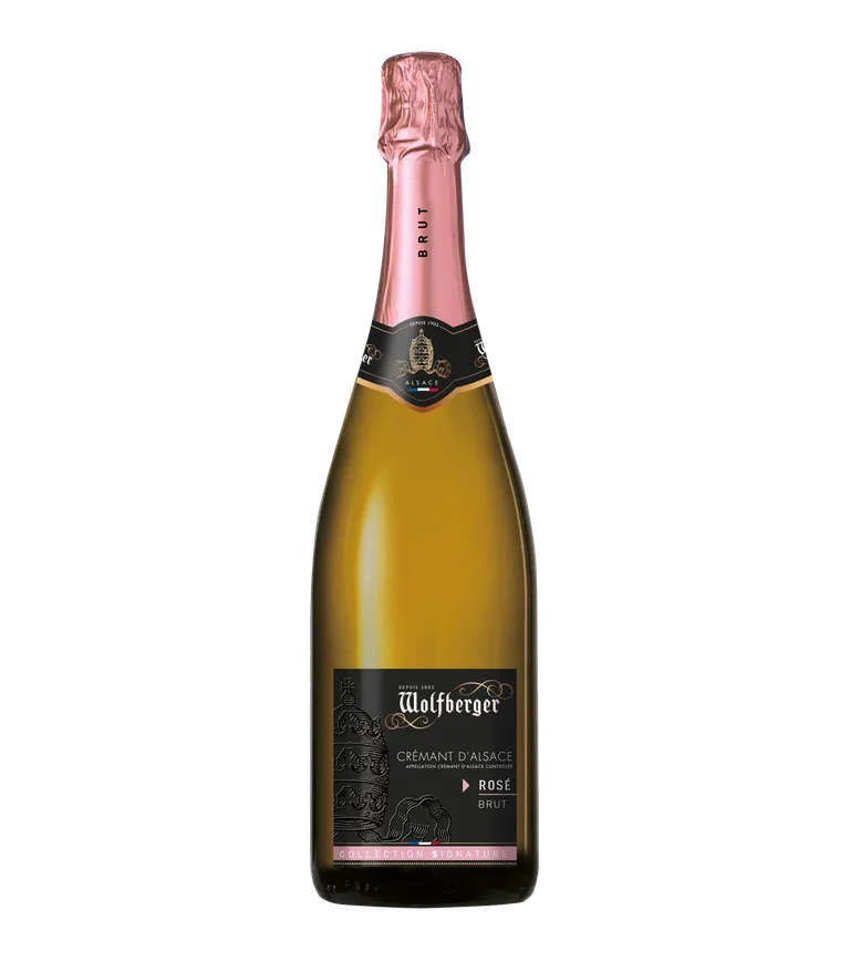 Wolfberger Crémant d'Alsace Rosé Collection Signature bottle