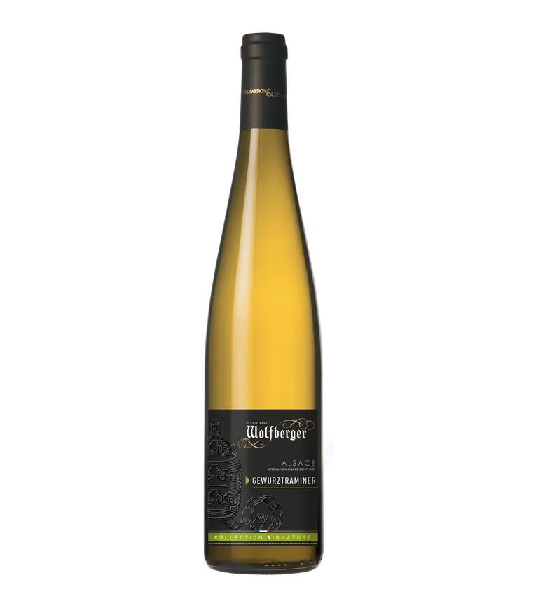 Wolfberger Gewurztraminer Collection Signature bottle