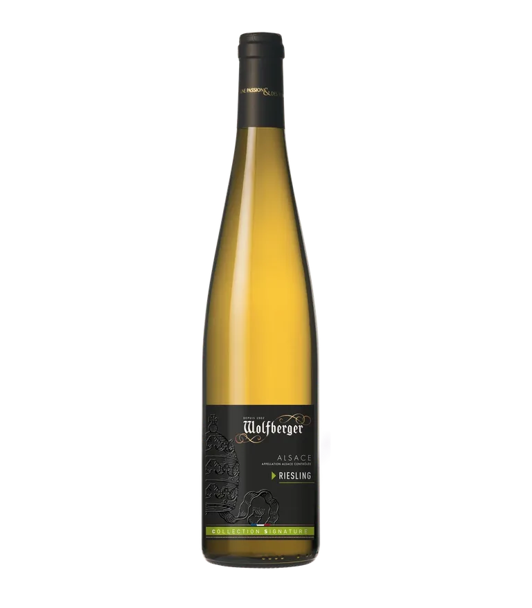 Wolfberger Riesling Collection Signature bottle