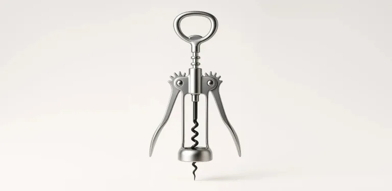 Easy to use for young bottles, the wing corkscrew offers good stability and helps beginners open wine confidently.